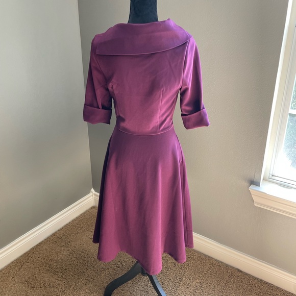 Voodoo Vixen Removable Fur-trimmed Dresz - Picture 4 of 9